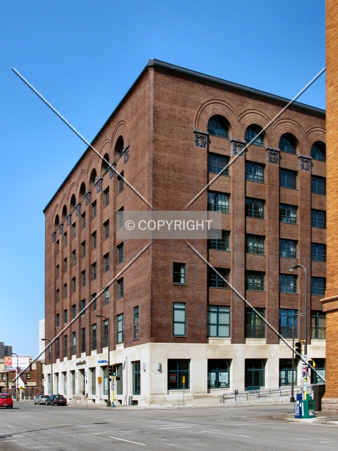 View to the northwest across 3rd Street South