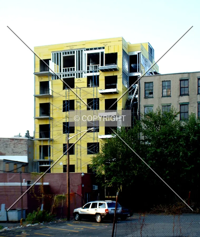 View northwest from York Street