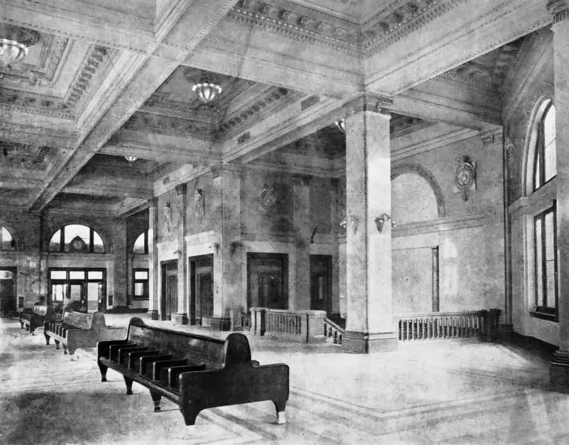 Vintage interior view