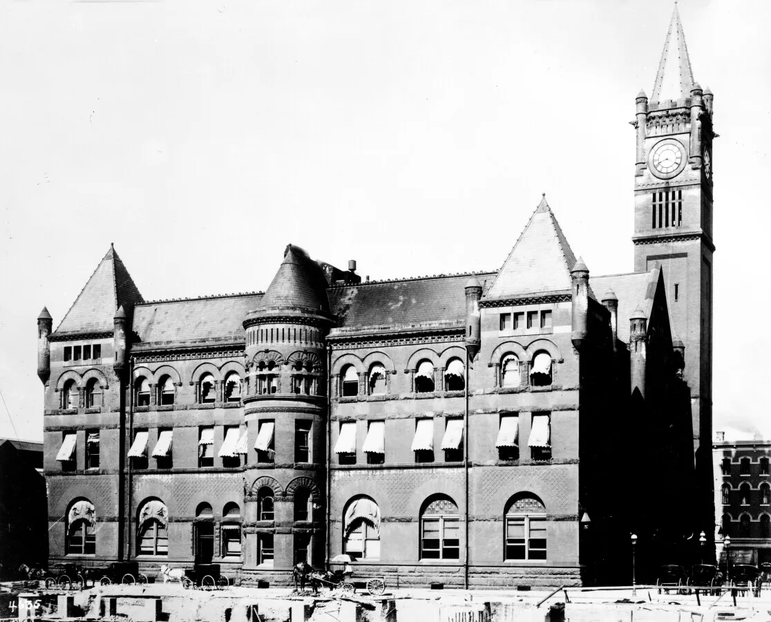 Vintage view from the east
