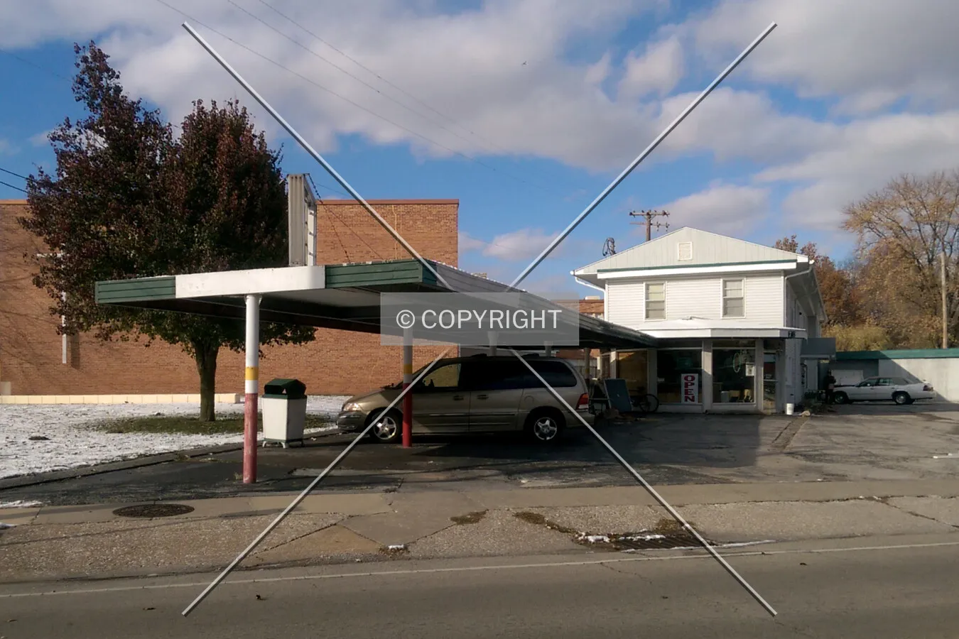 View from the south; November 18, 2014