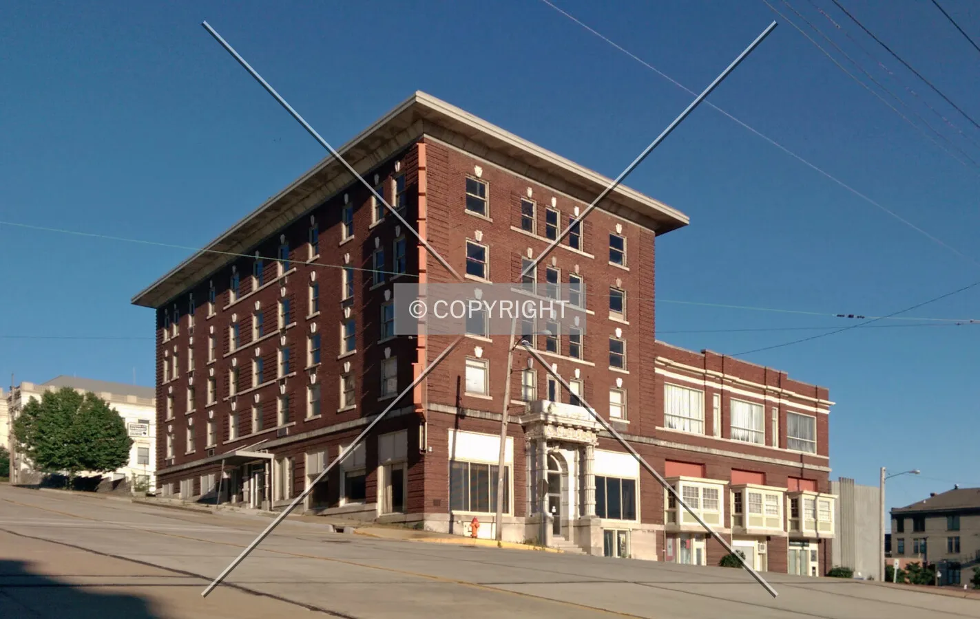 View from the northwest; June 14, 2014