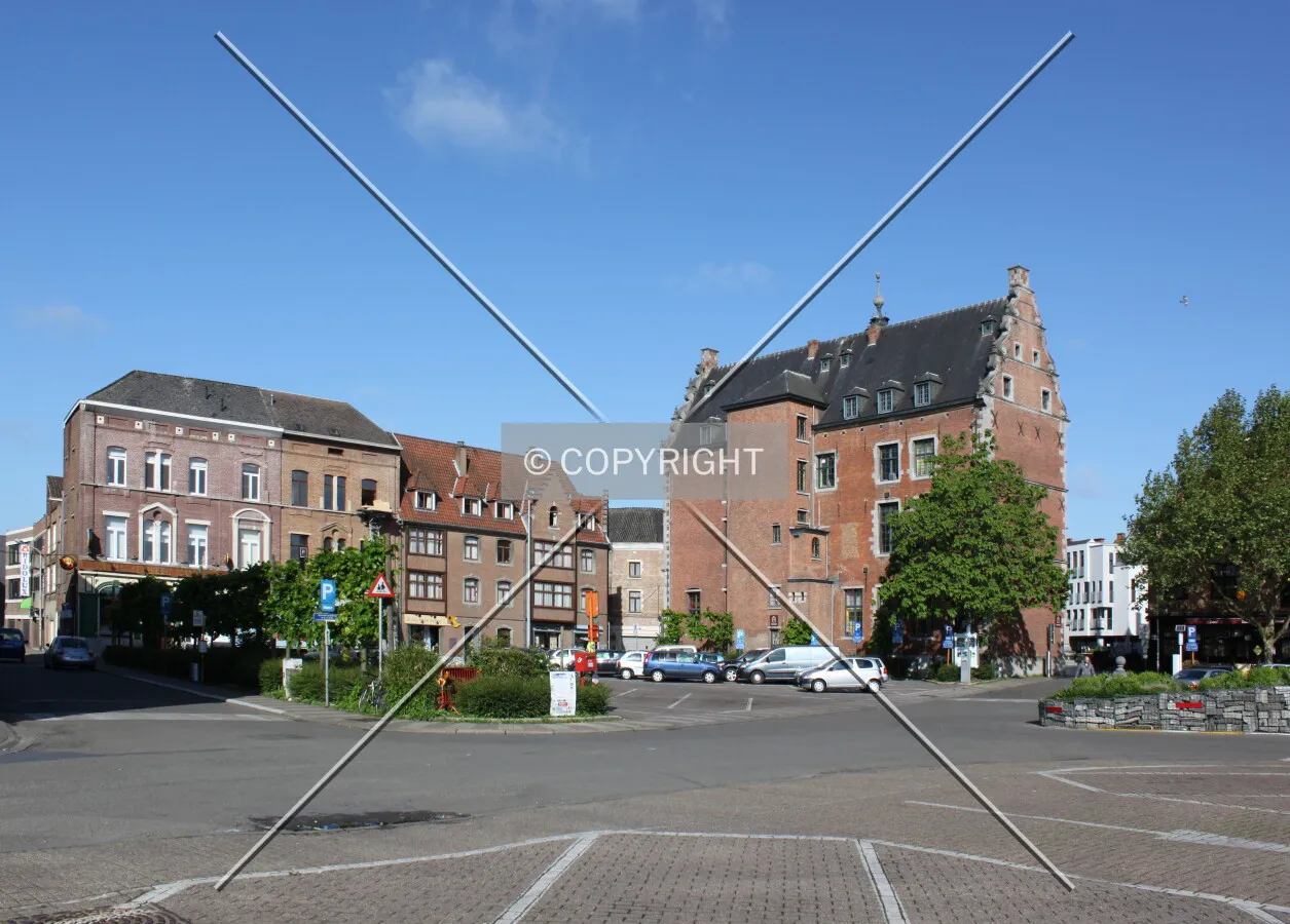 Southeastern view along Possozplein