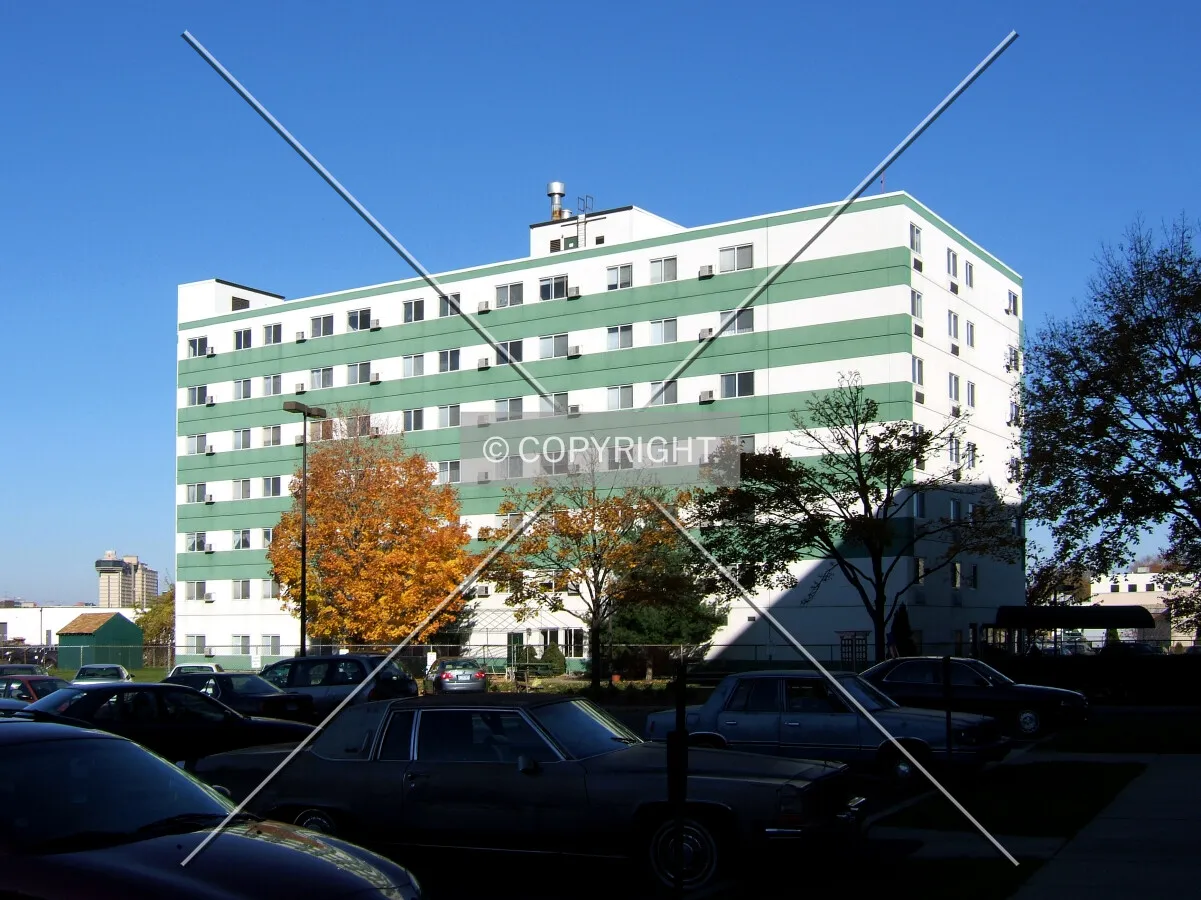 View from the southeast