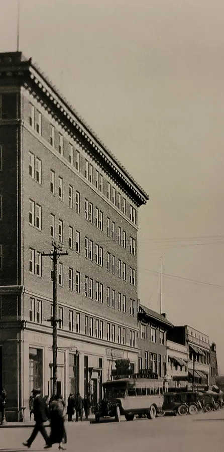 Vintage view from the southwest