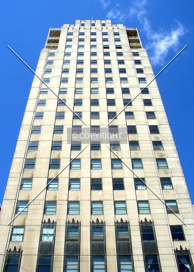 Looking up the eastern side from North 6th Street