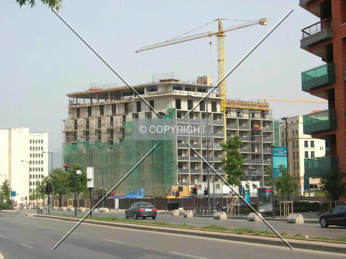 From the northwest across Prof. Wafik Sinno Avenue