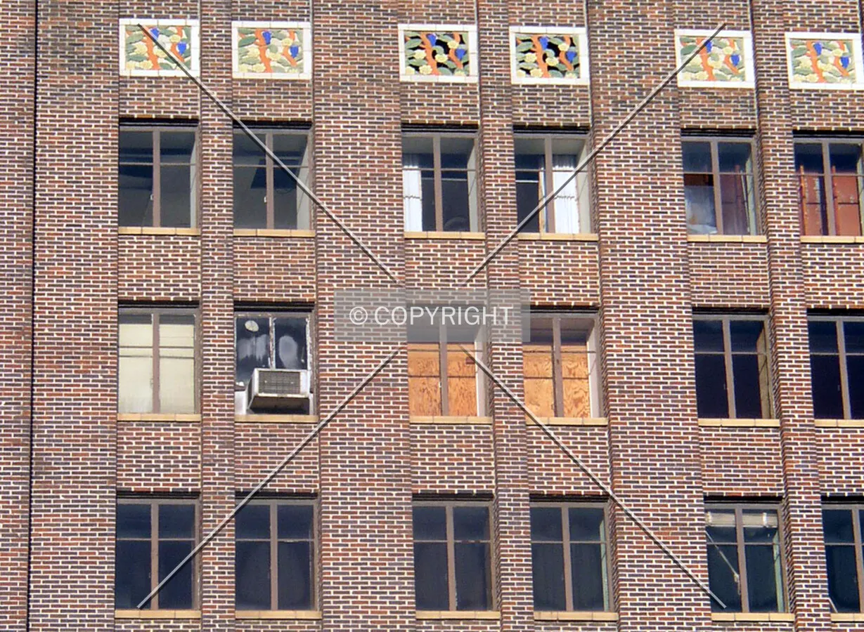 Detail of the southern facade