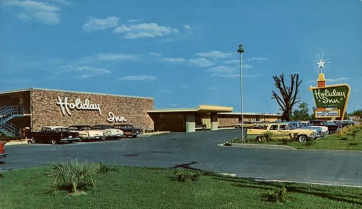 Vintage view as the Holiday Inn