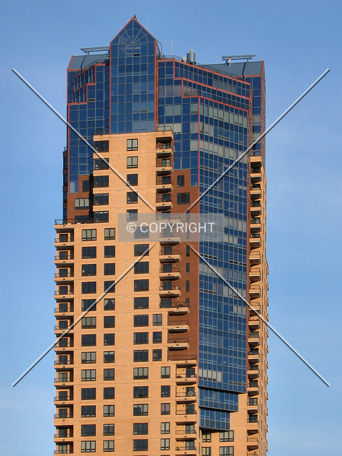 Top floors from the northwest