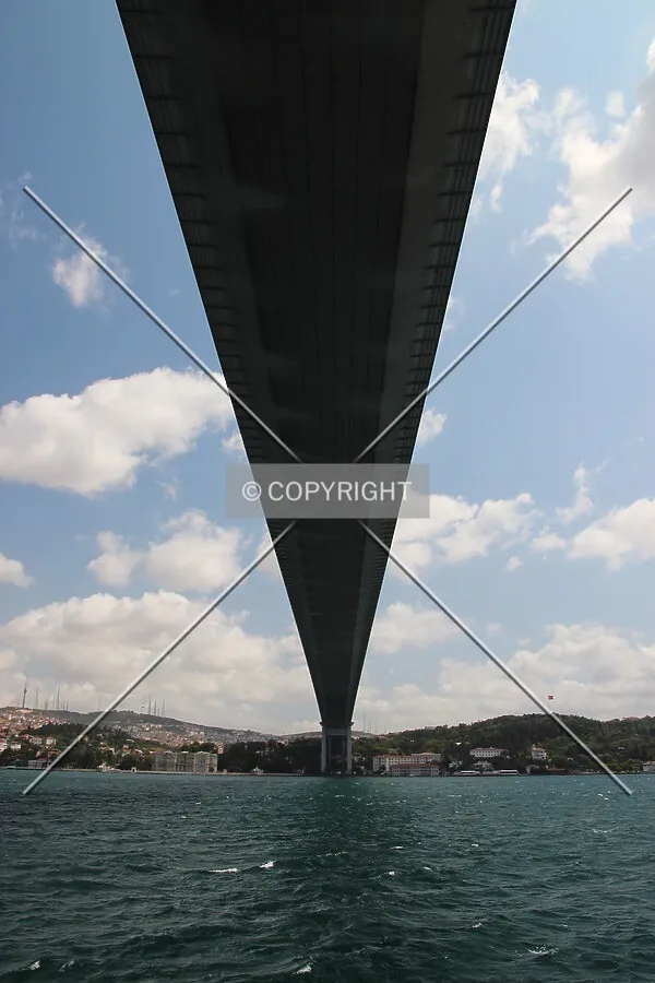 View under the bridge deck