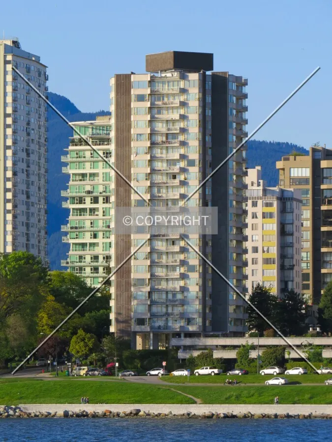 View across English Bay from Hadden Park