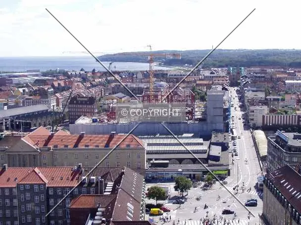 High angle view
