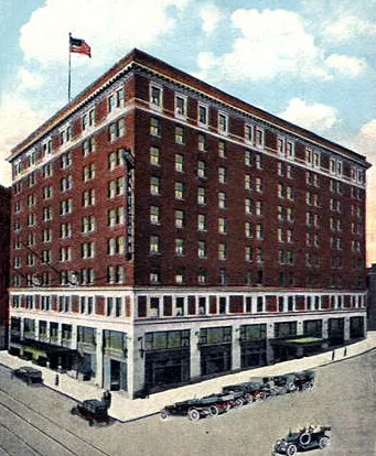 Vintage view from the southeast