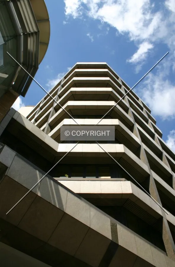 Looking up from Tottenham Court Road