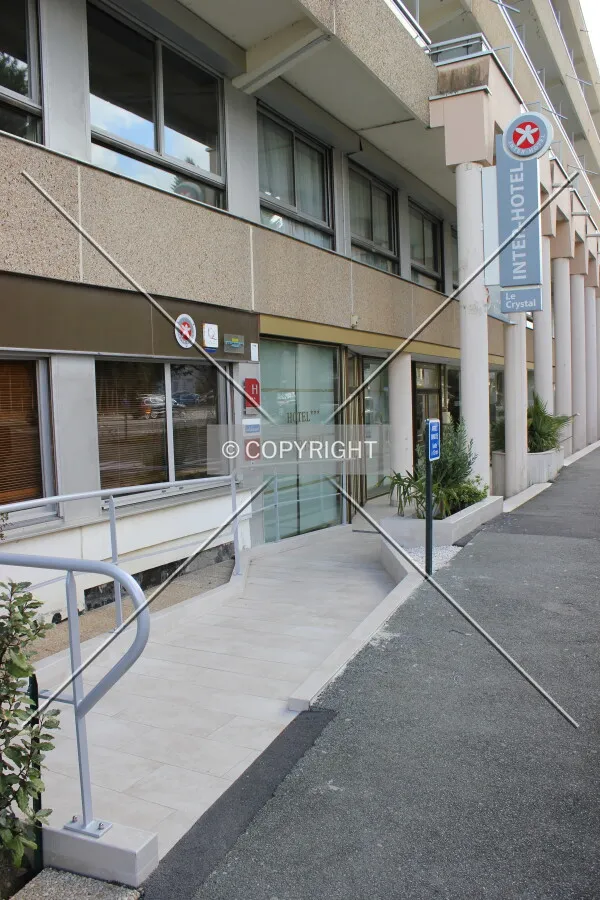 Entrance of the hostel on the west side.