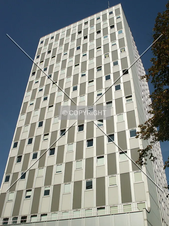 Southwest facade