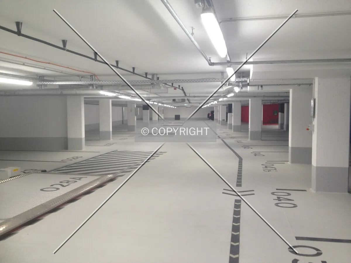 The undergrouund car park in 2015