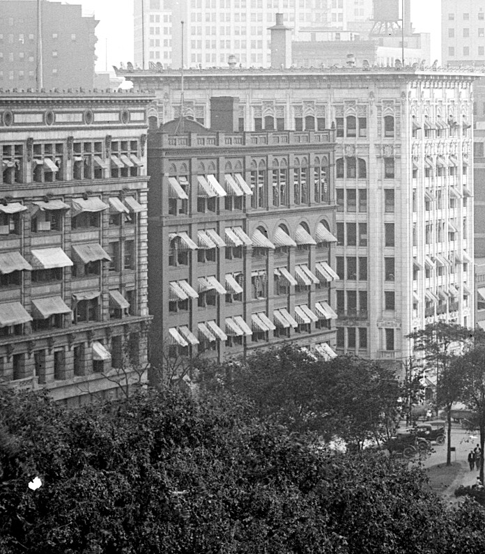 Vintage view from the northwest