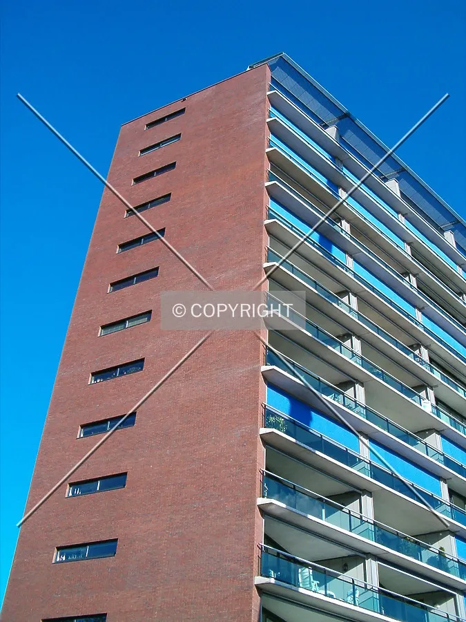 Obtuse angle of the building