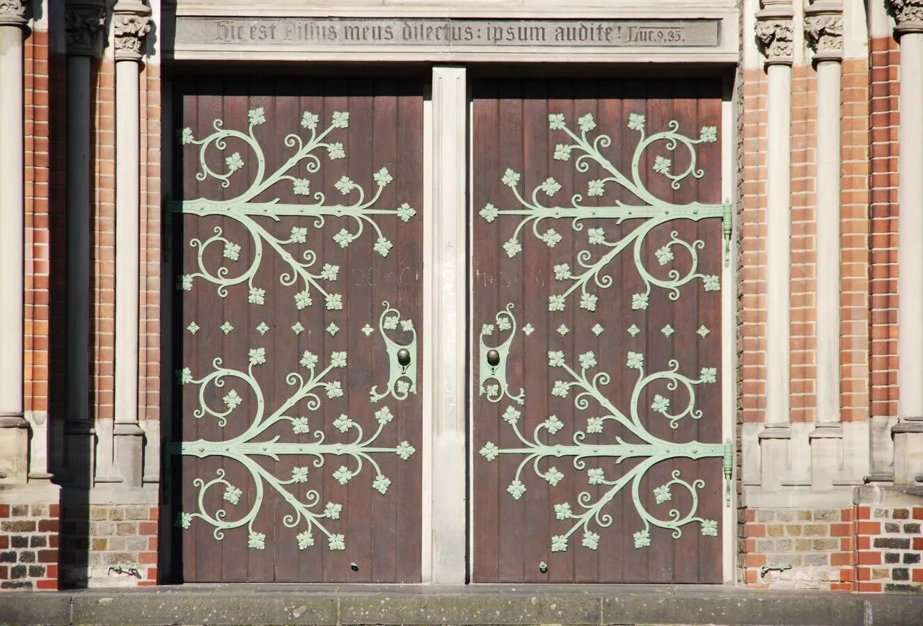 The main entrance