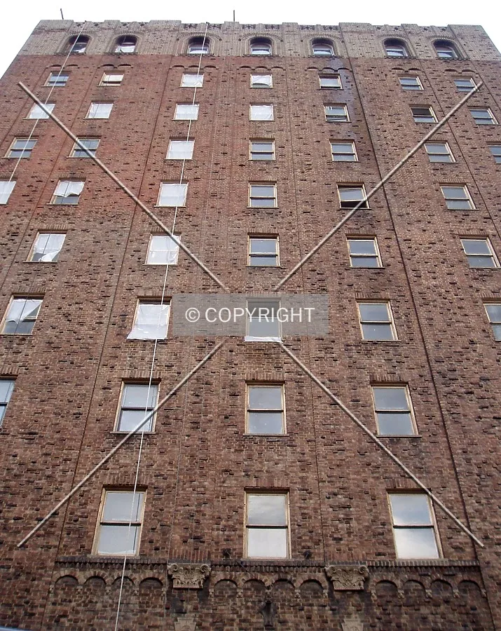 Looking up the west side