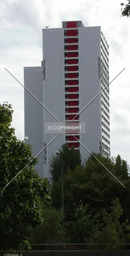 Side view of the building