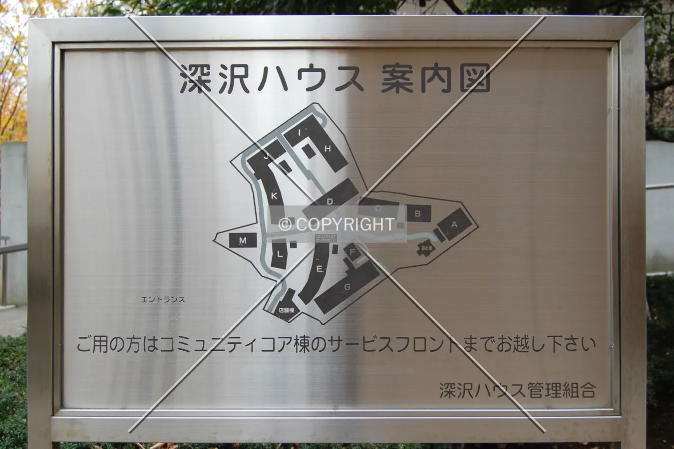 Map of the complex