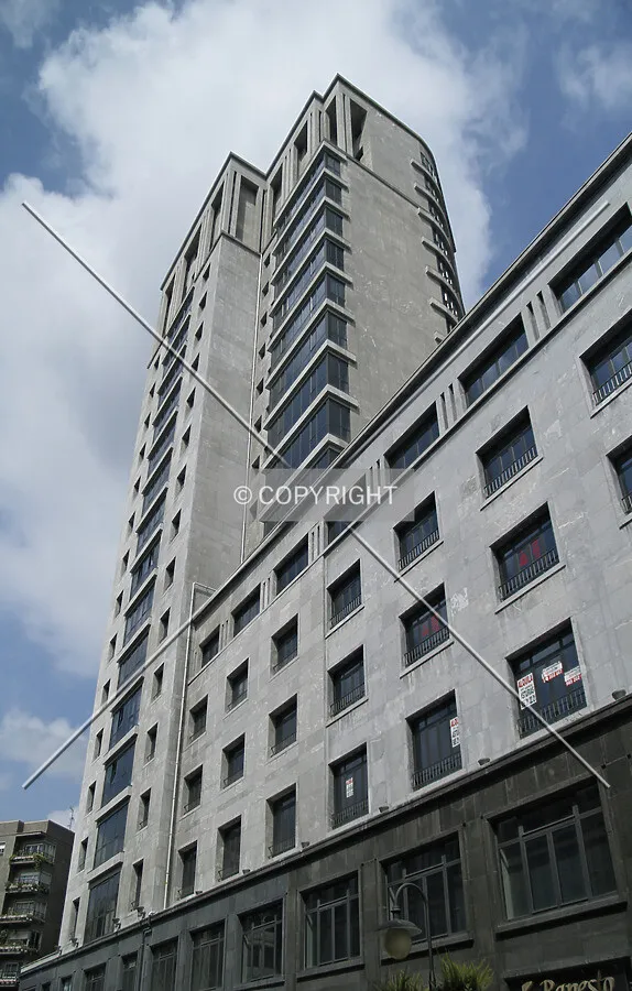 Looking up from the southwest