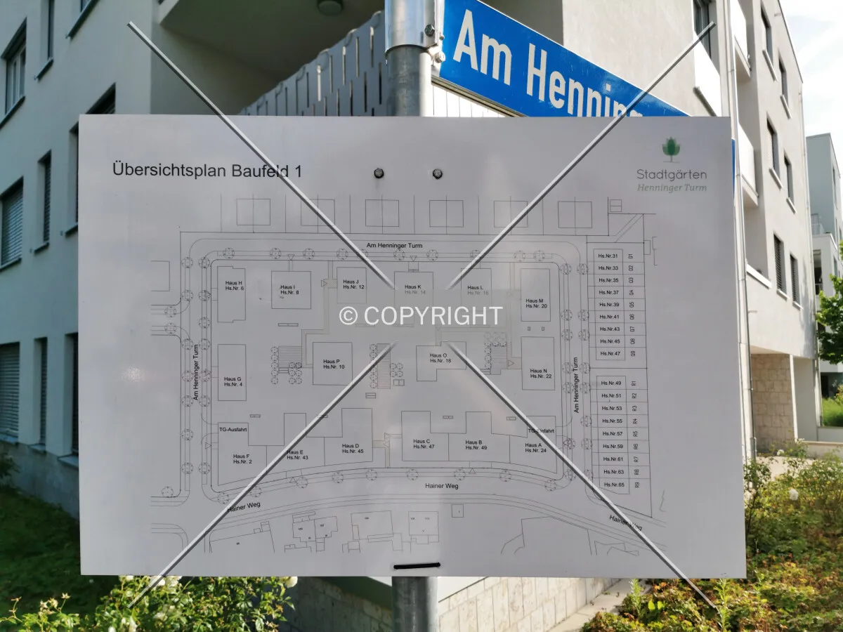 Site plan - Stadtgärten Henninger Turm
