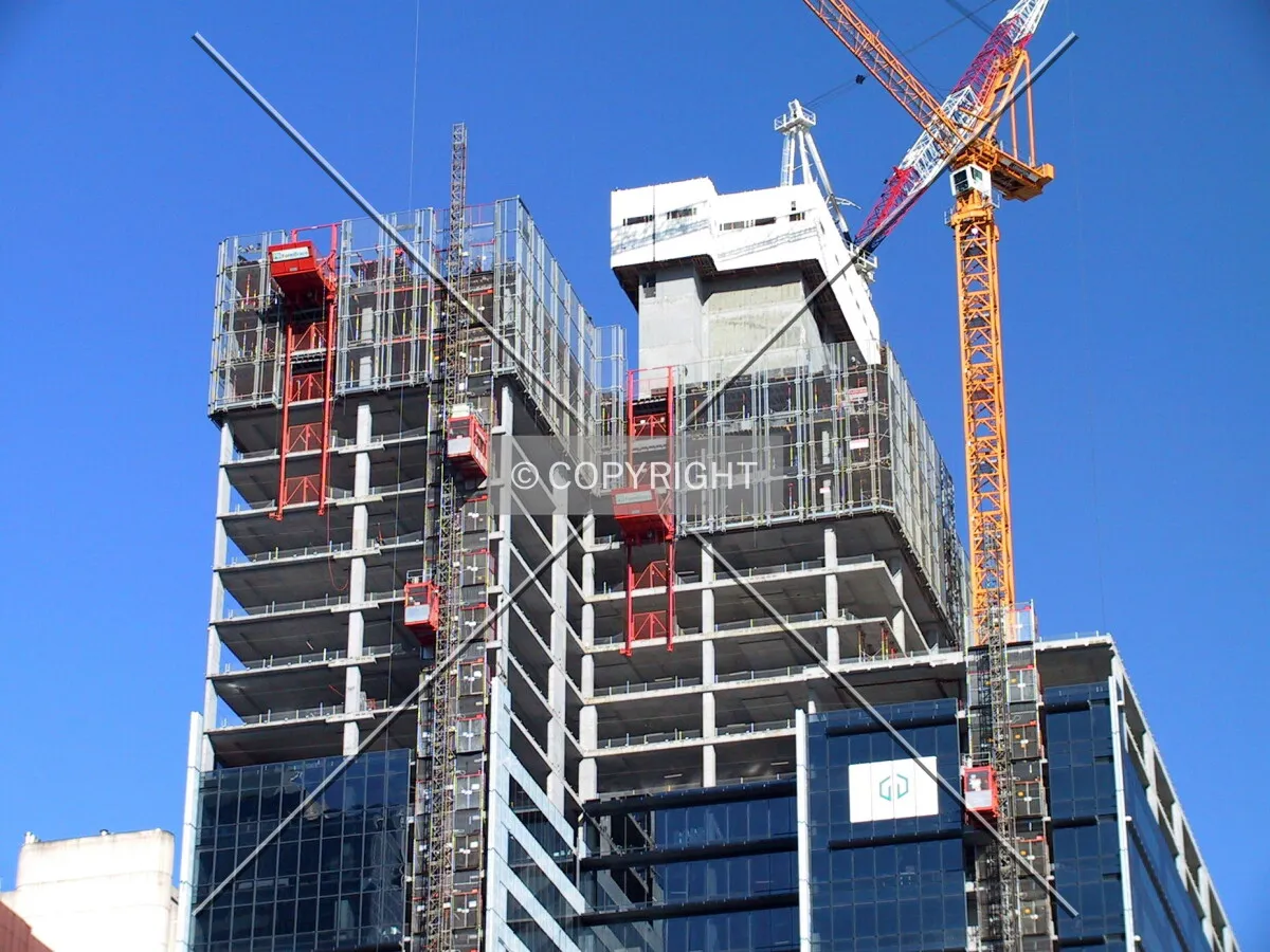 The upper levels viewed from Hickson Road