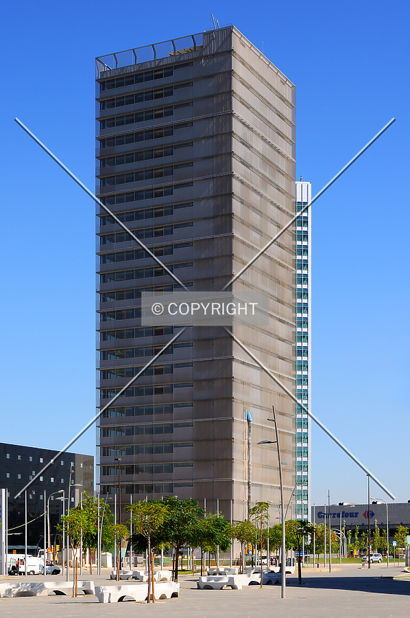 General view of the office tower