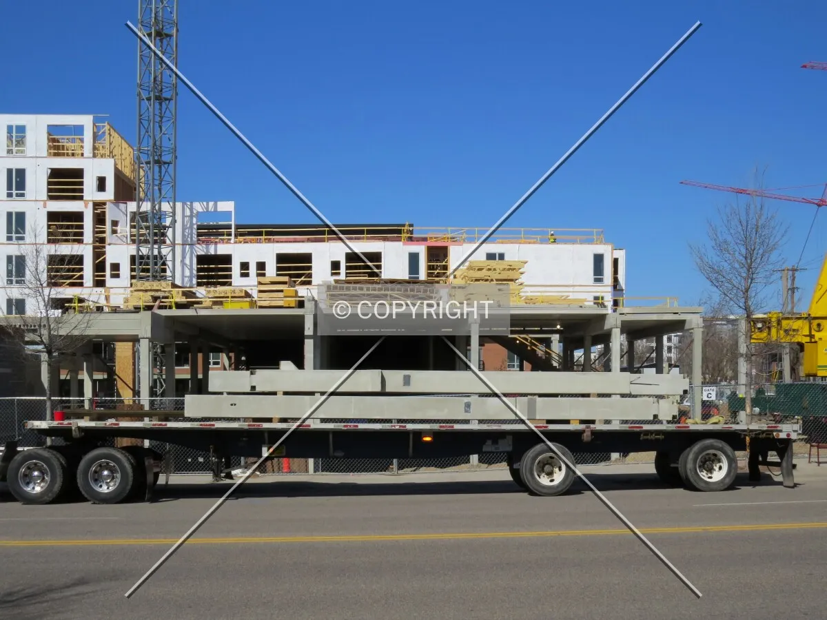 Structural precast delivery