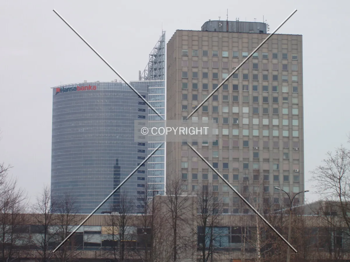 2004 vs. 1977. Kipsala - future skyscraper district