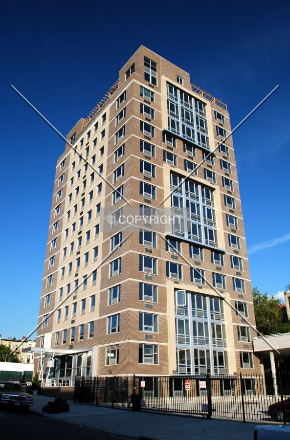 Viewed from the west