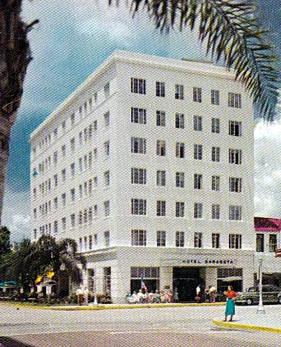 Vintage view from the southeast