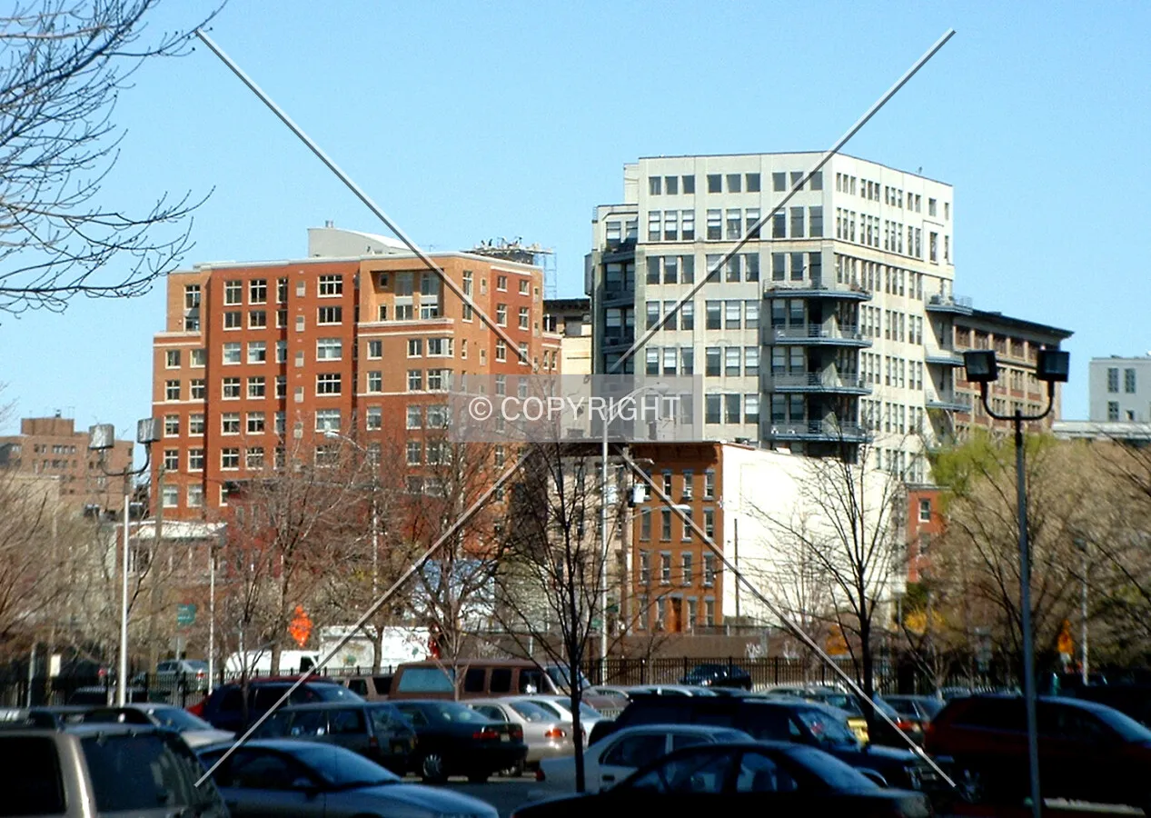View from the southeast toward Morgan Lighthouse and 133 1/2 Morgan Street