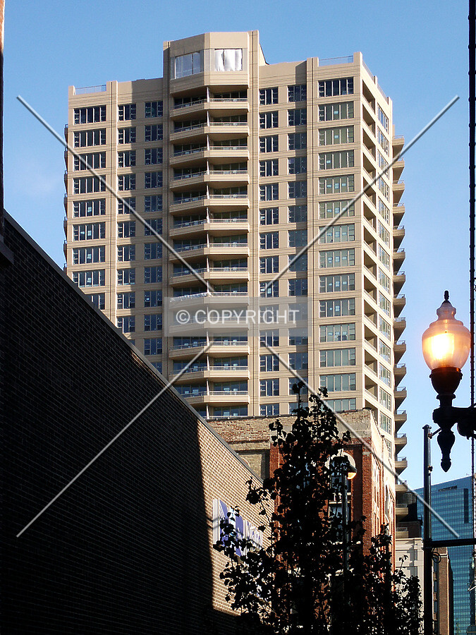 View from the west on Lake Street