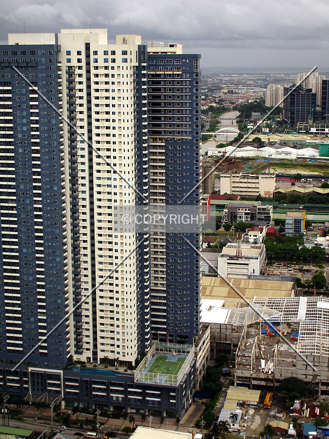 View from the roof deck of One Eastwood Avenue Tower 1