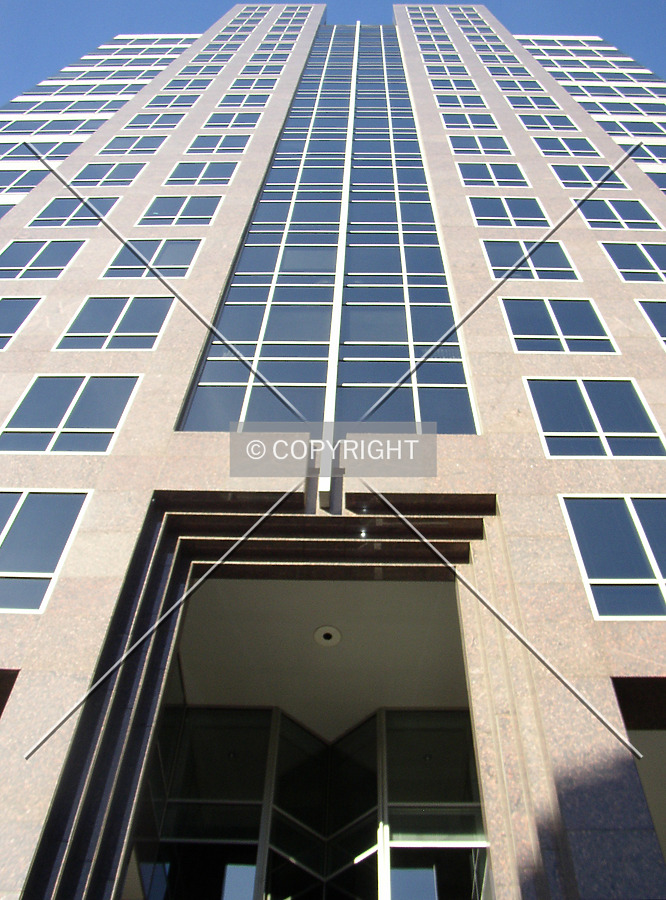 Looking up the southern facade