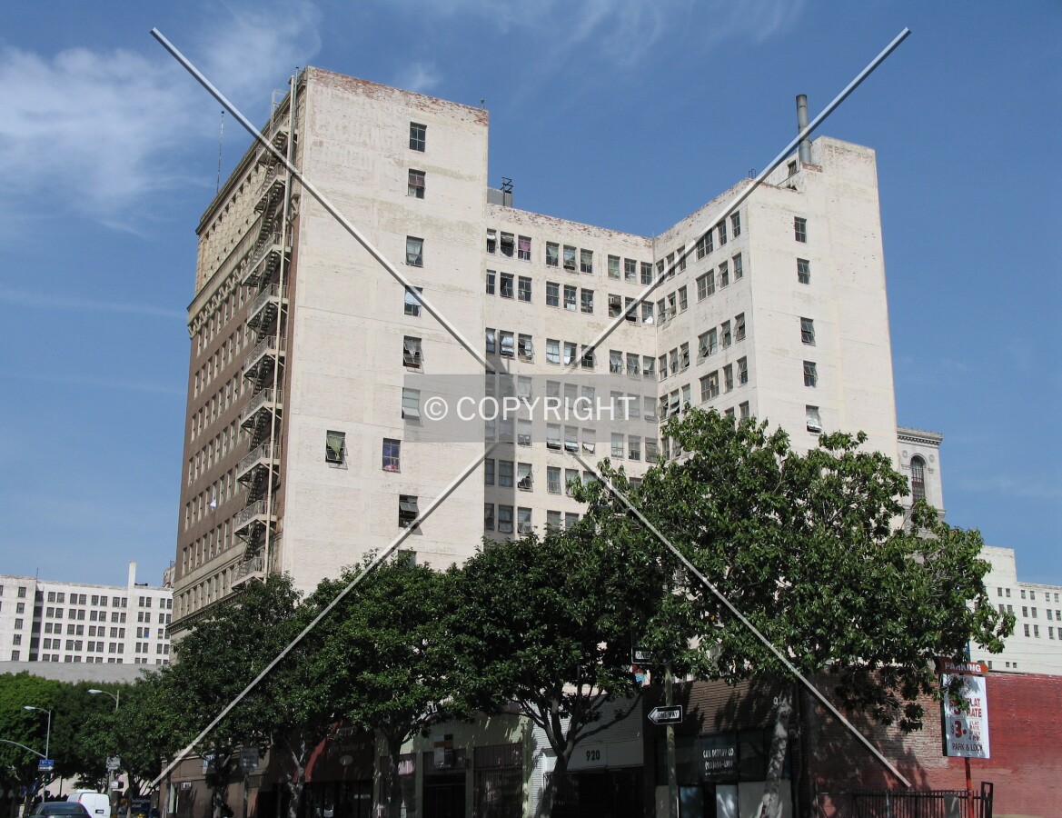 Rear view from the southwest