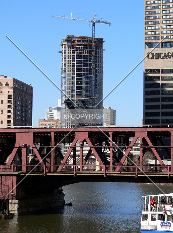 View to the north from Randolph Street