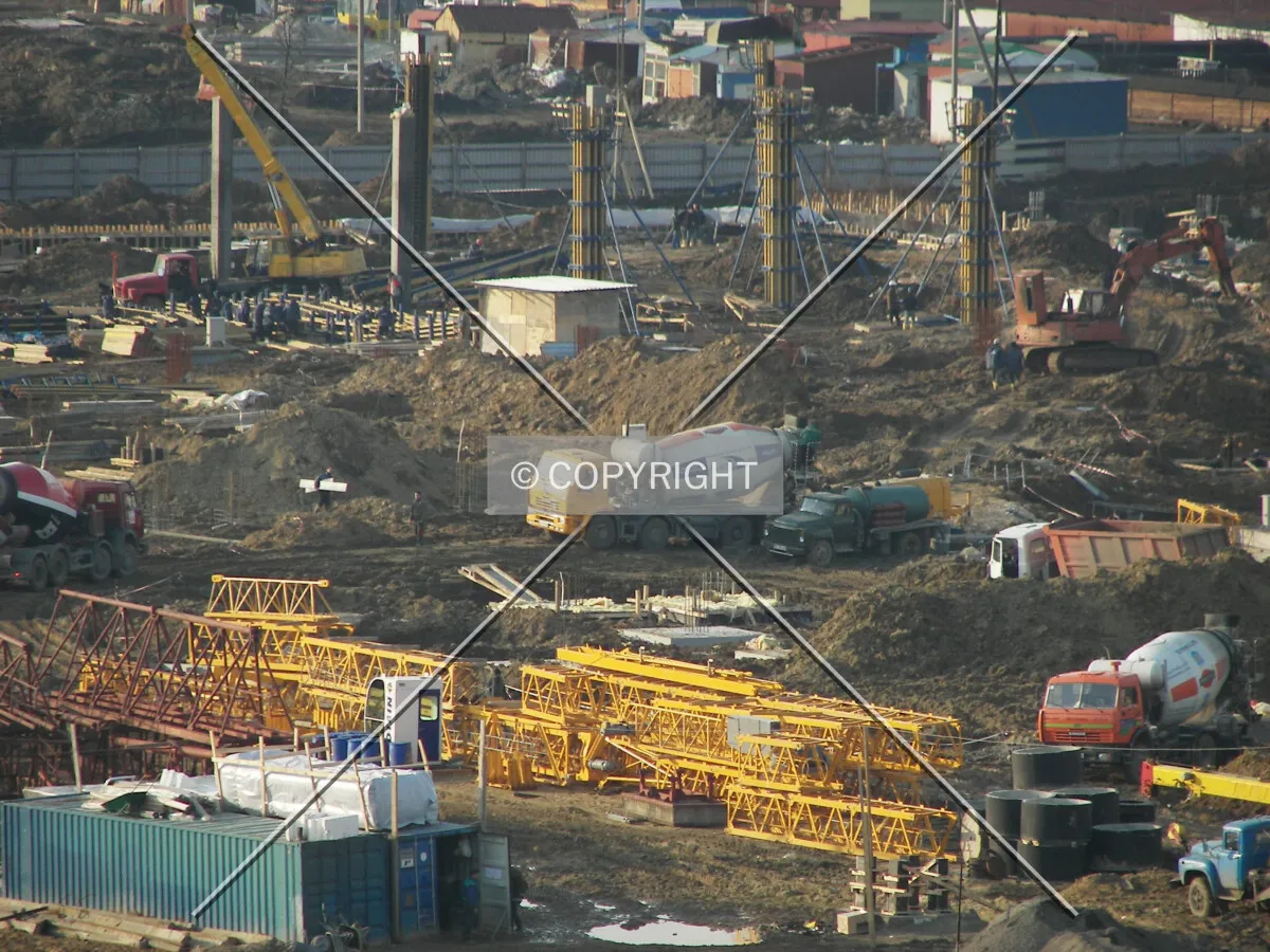 View of construction site