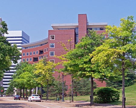 View from the east