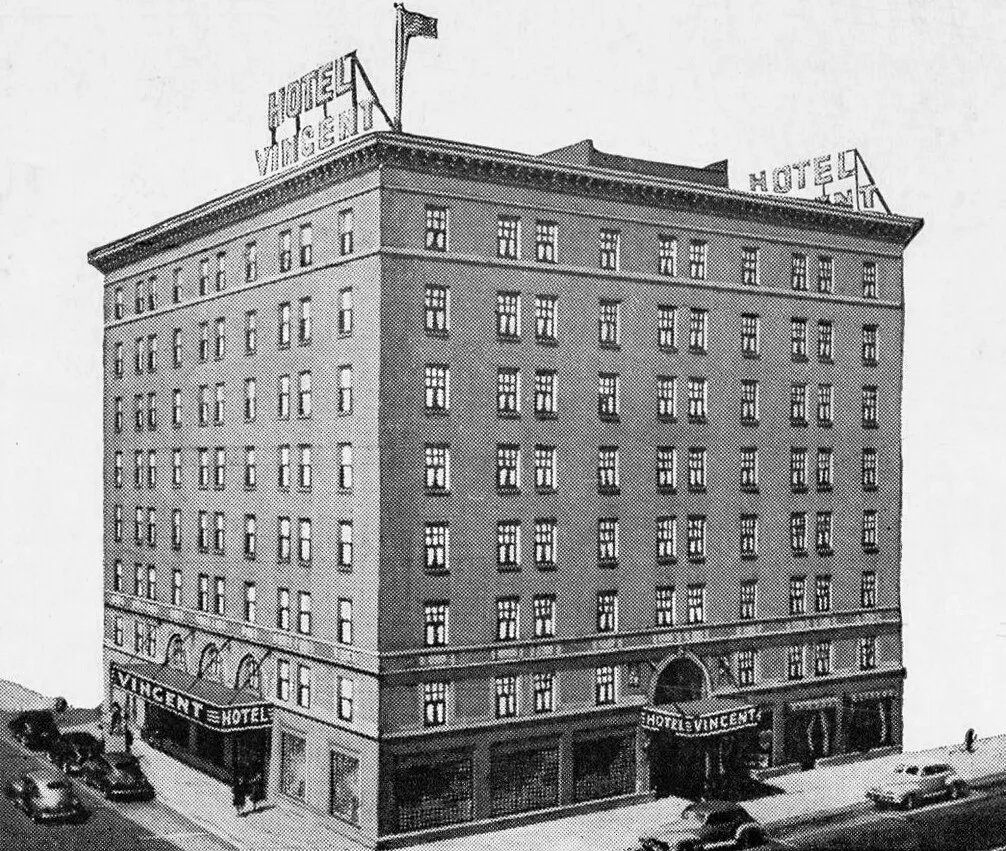 Vintage view from the south