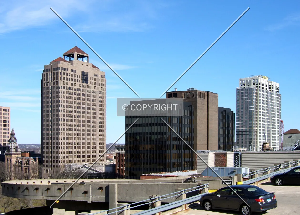 Downtown from the southwest