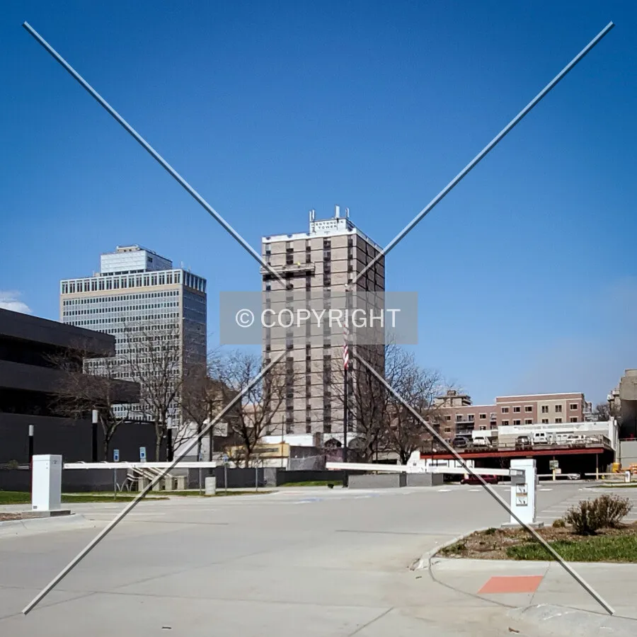 Distant view from the southeast; April 23, 2020