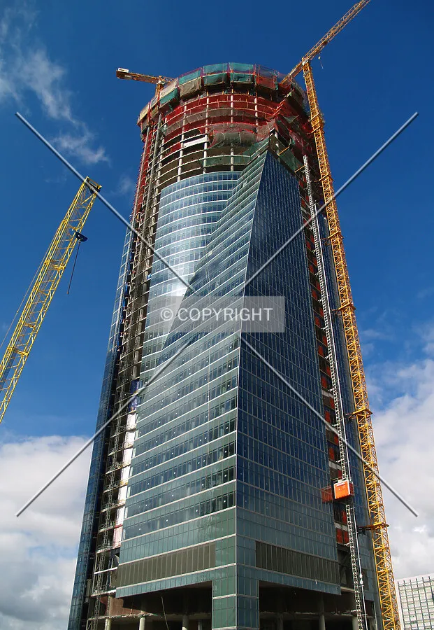 Looking up from the southeast