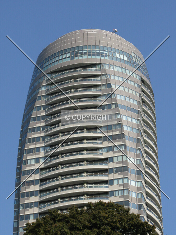 Top half viewed from the west
