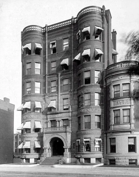 Vintage view from the northwest